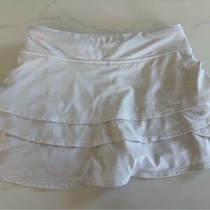 Athleta Girl White Athletic Skirt / Skort
